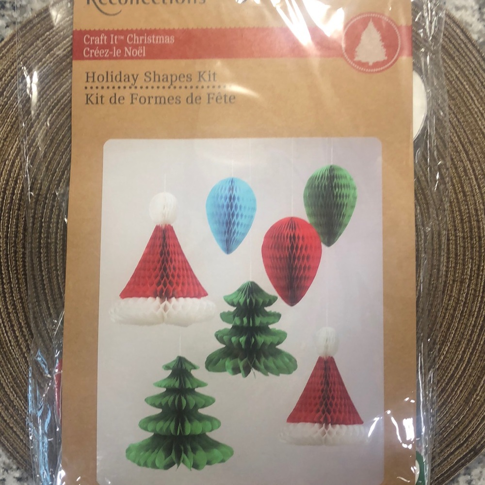 Christmas Honeycomb Shapes Kit